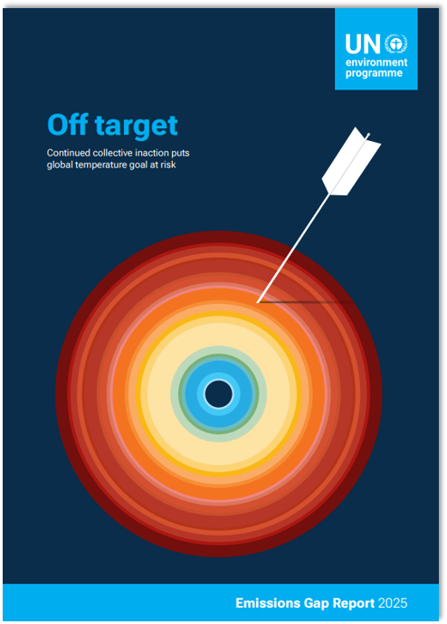 《2025年排放差距報告》報告封面
