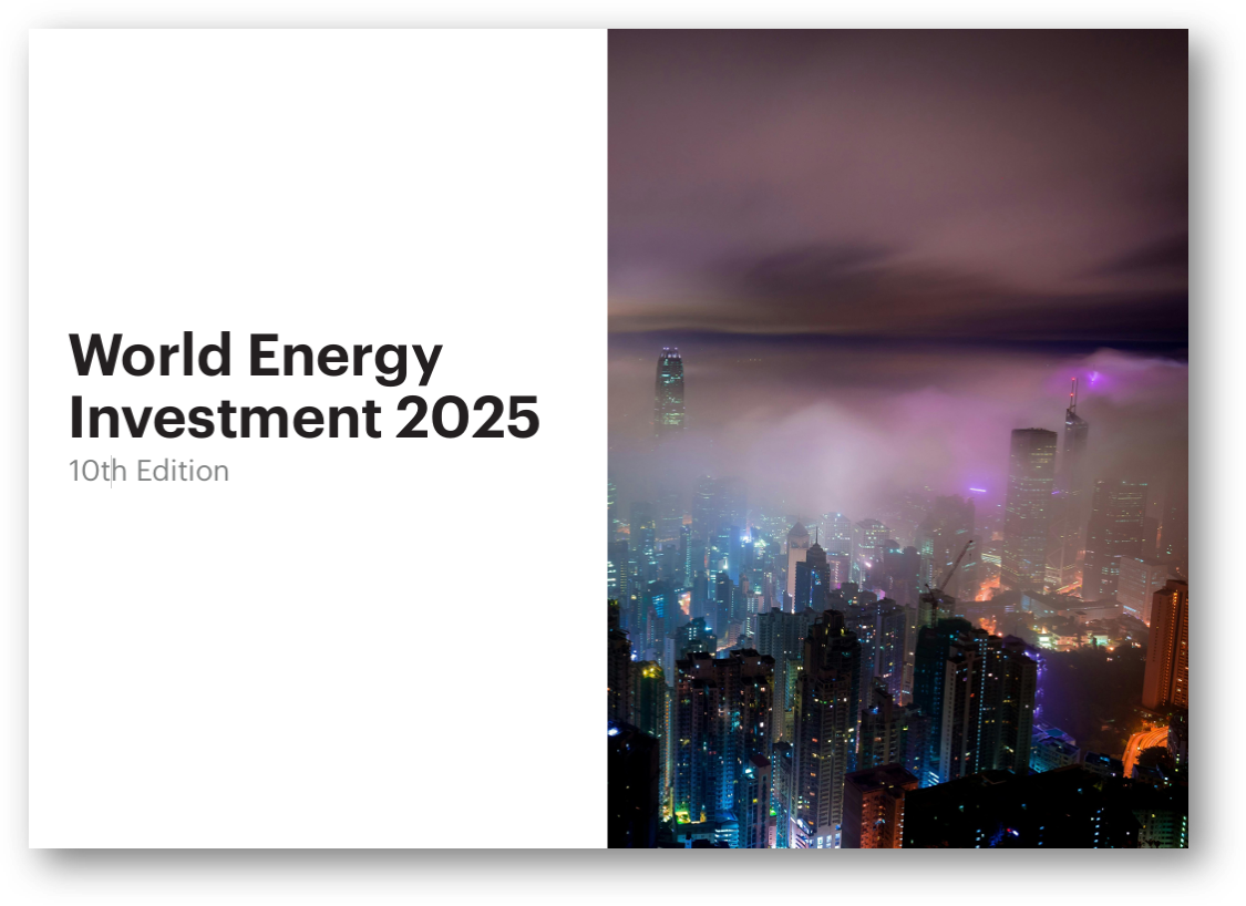 《2025 世界能源投資》報告封面