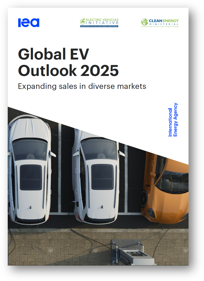 《2025 全球電動車展望》報告封面