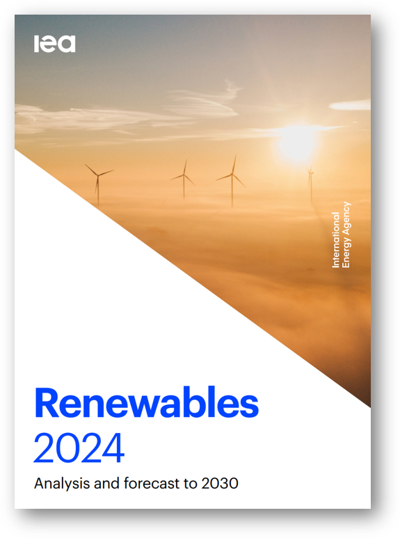 《2024 年再生能源報告》報告封面